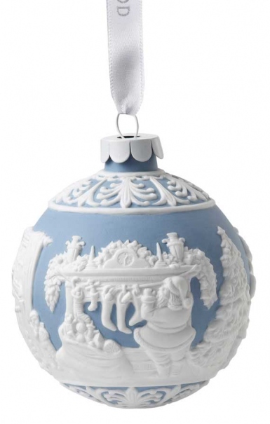 Wedgwood The Night Before Christmas 2015 Blue Ornament