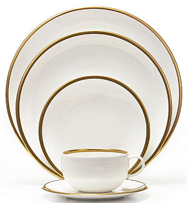 Wedgwood Plato Gold 5-Piece Place Setting