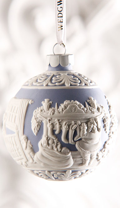 Wedgwood The Night Before Christmas 2015 Blue Ornament