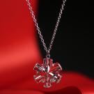 Cashs Ireland Crystal Snowflake Pendant Necklace, Medium